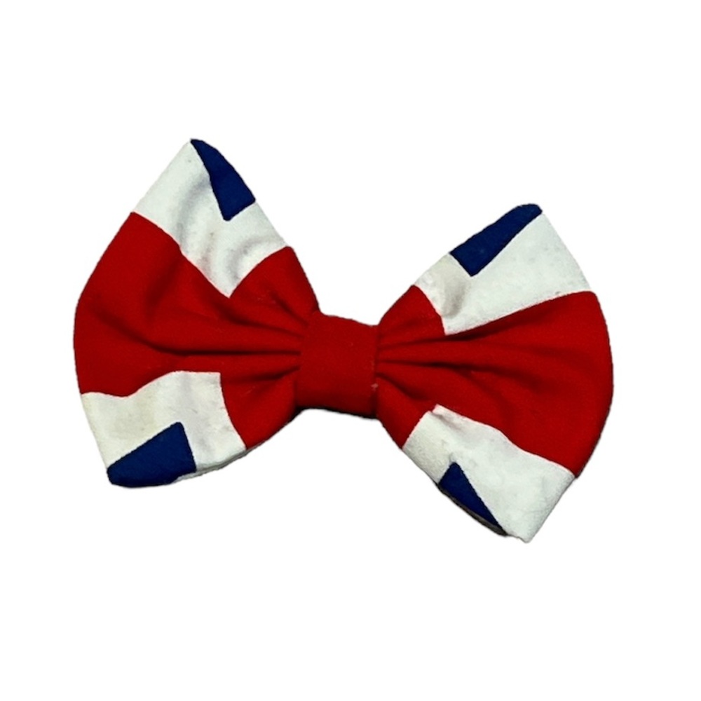 Union Jack hair bow